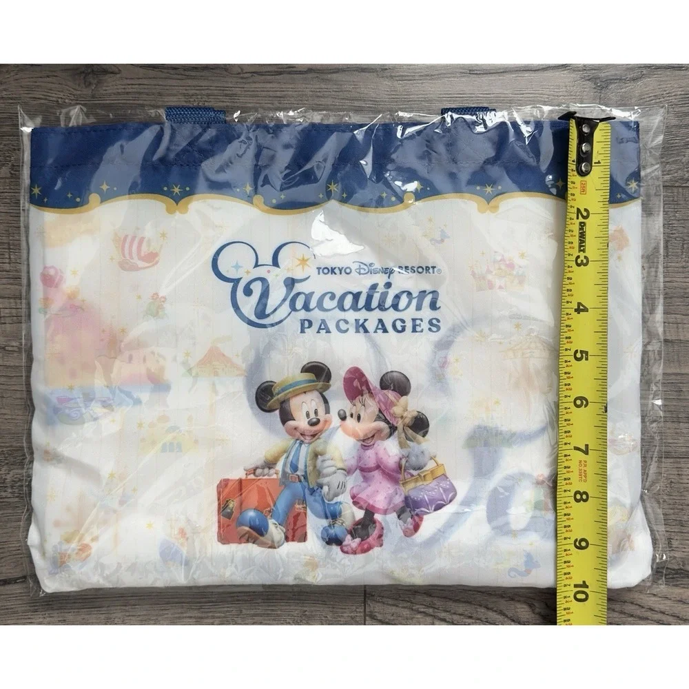 Tokyo Disney Resort Vacation Package Multi Gauze Blanket & Shoulder Bag Htf